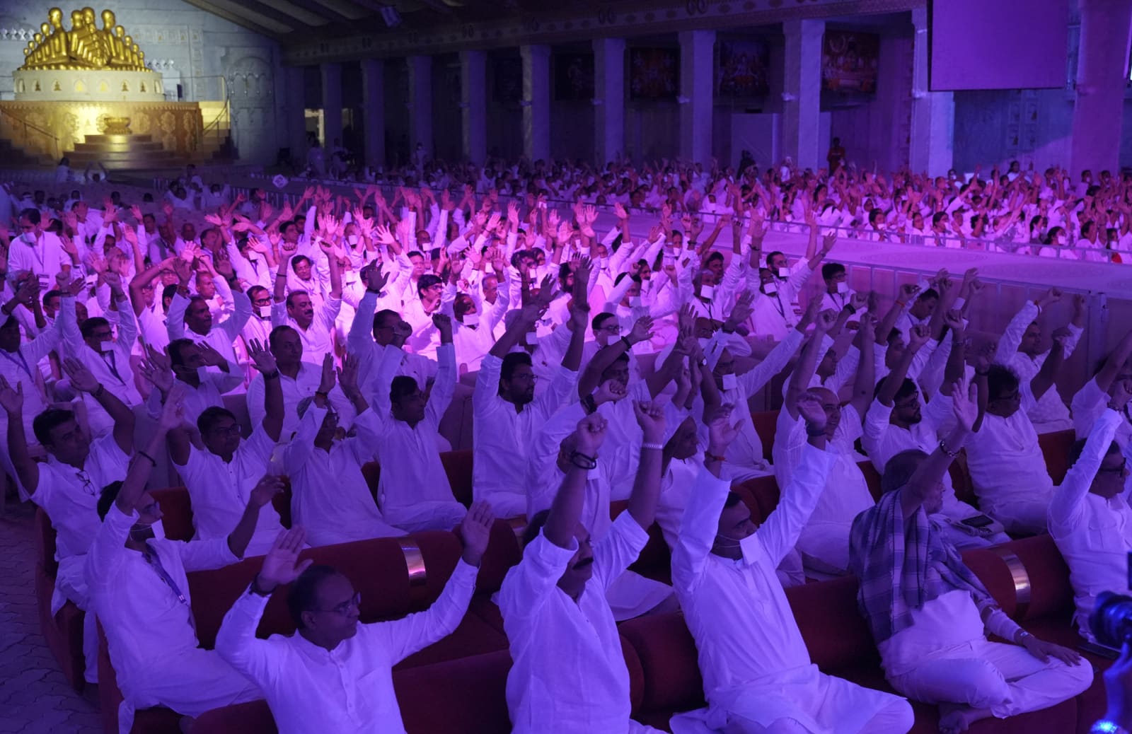 Bhakti sandhya during Paryushan